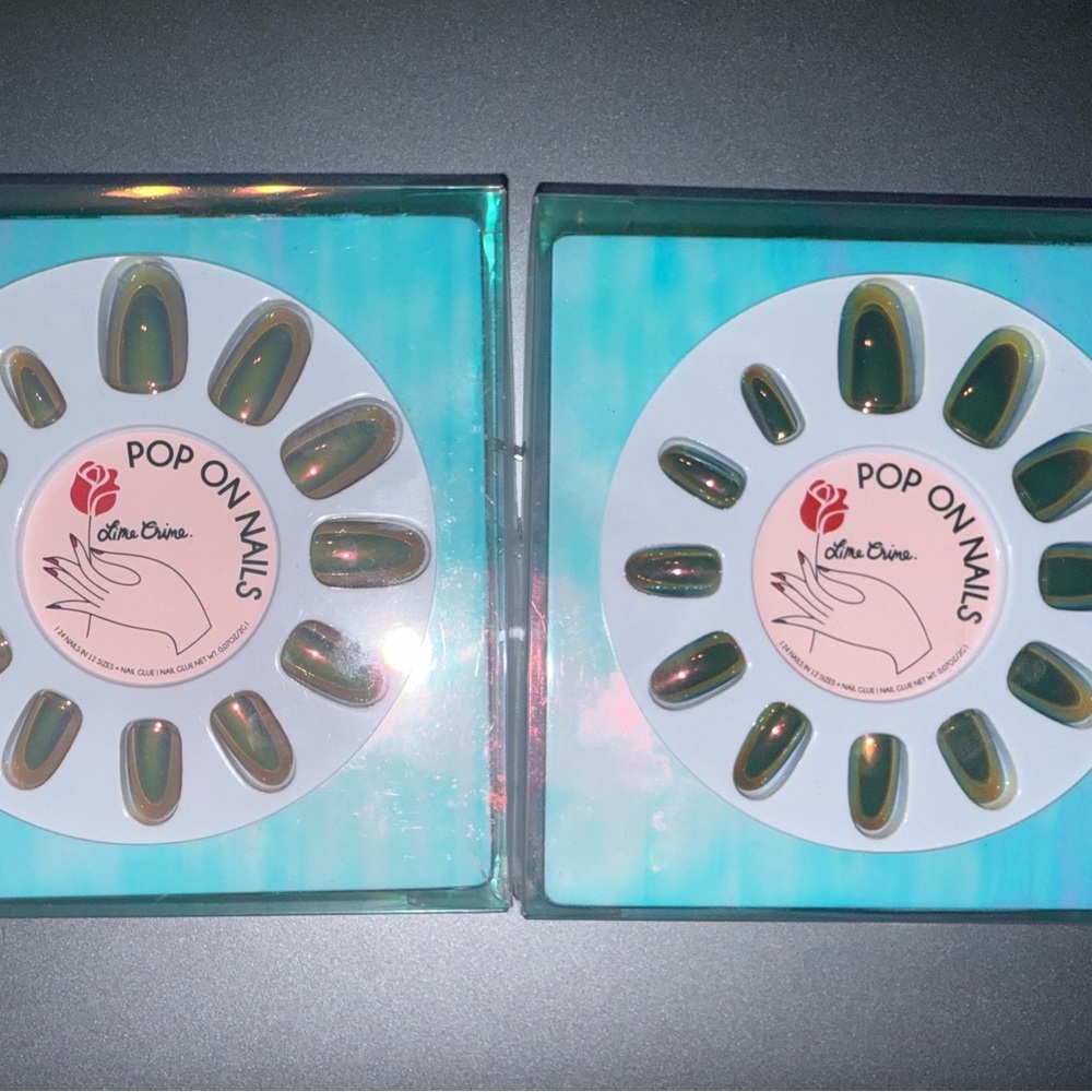 Lime Crime Chromatic Pop On Nails-LOT of 2 SETS!